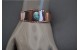 Bracelet cuivre et turquoise