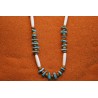 Collier os et turquoises Kingman