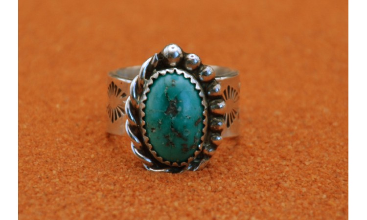 Kingman turquoise Ring