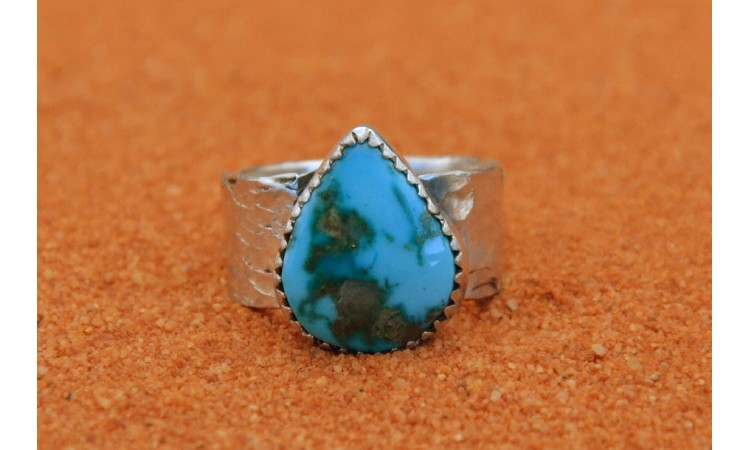 Kingman turquoise Ring